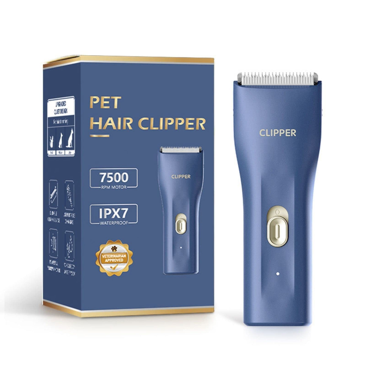 Grimgrow detachable ceramic blades clipper for easy cleaning and precise trimming.