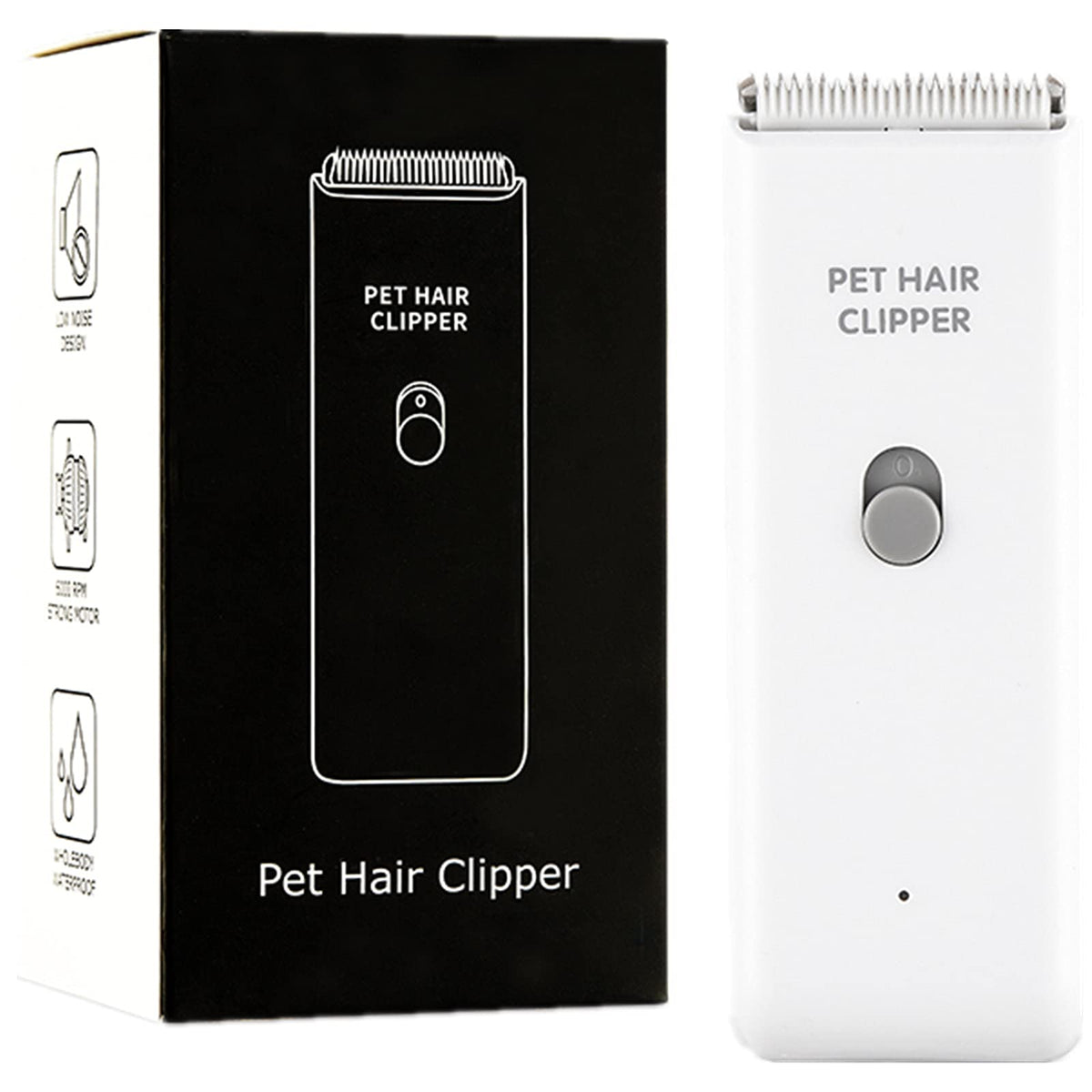 Grimgrow clipper with detachable ceramic blades for easy cleaning and smooth trimming.