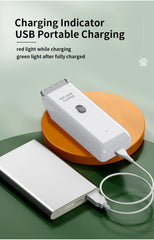 Grimgrow IPX7 waterproof clipper with USB recharge for convenient at-home use.