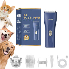 Grimgrow dog grooming kit clipper body view for quiet, precise trimming at home