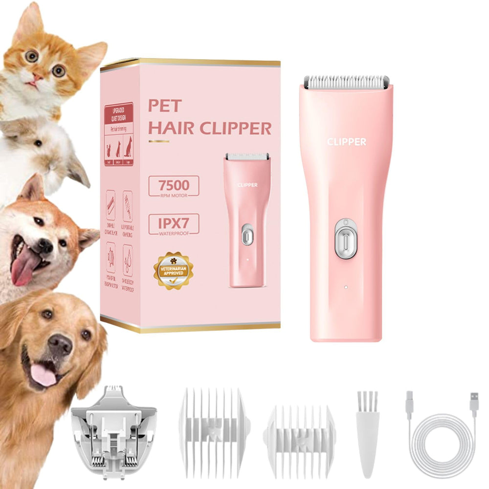 Grimgrow dog grooming clipper with quiet operation for calm grooming sessions.