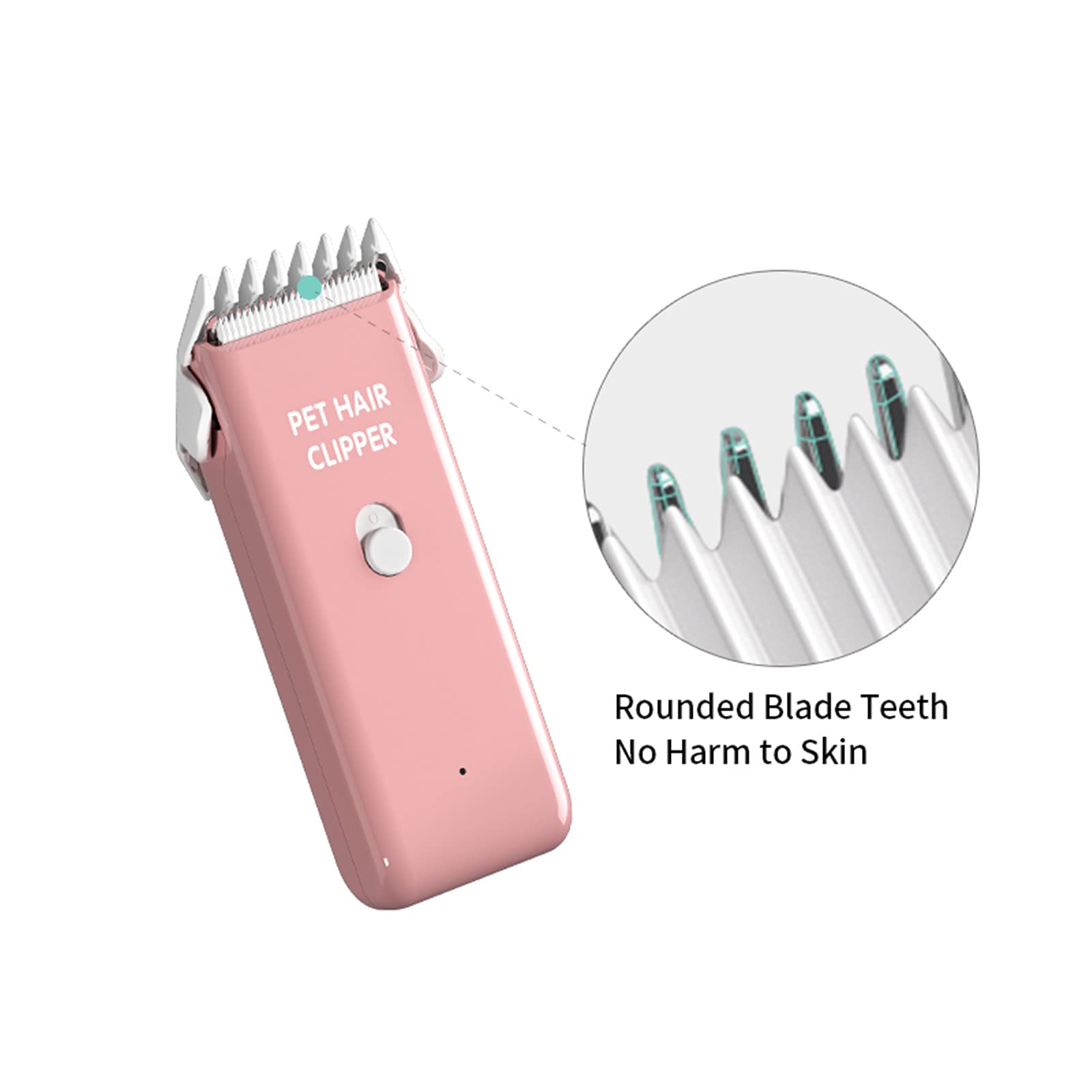 Grimgrow USB rechargeable pet clipper enables cordless grooming anywhere.