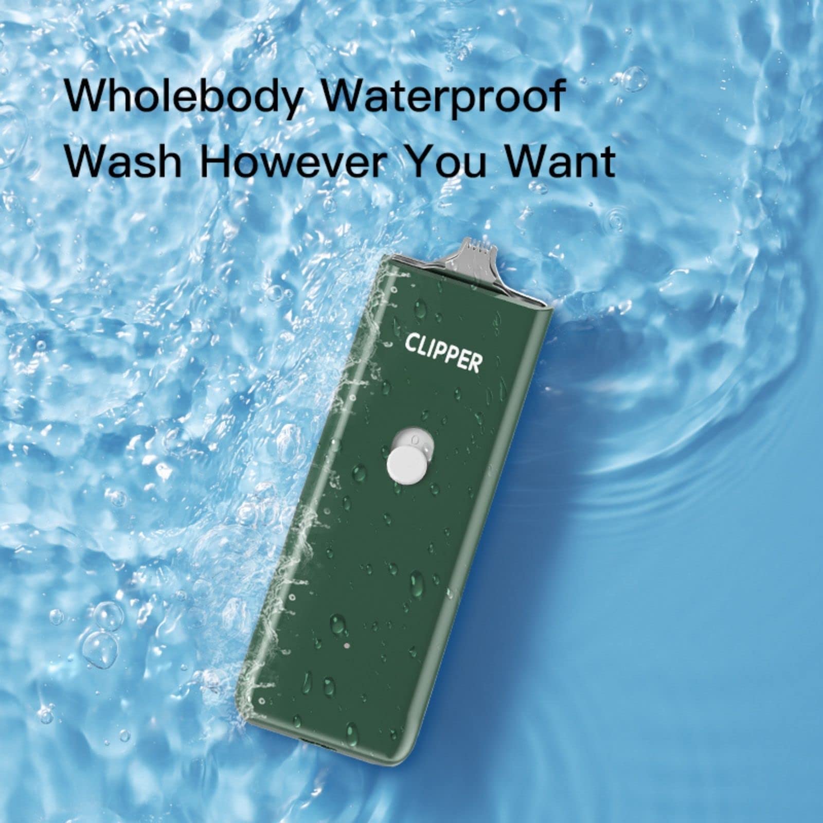 Grimgrow waterproof design enables bath-time grooming without fear of splashes.