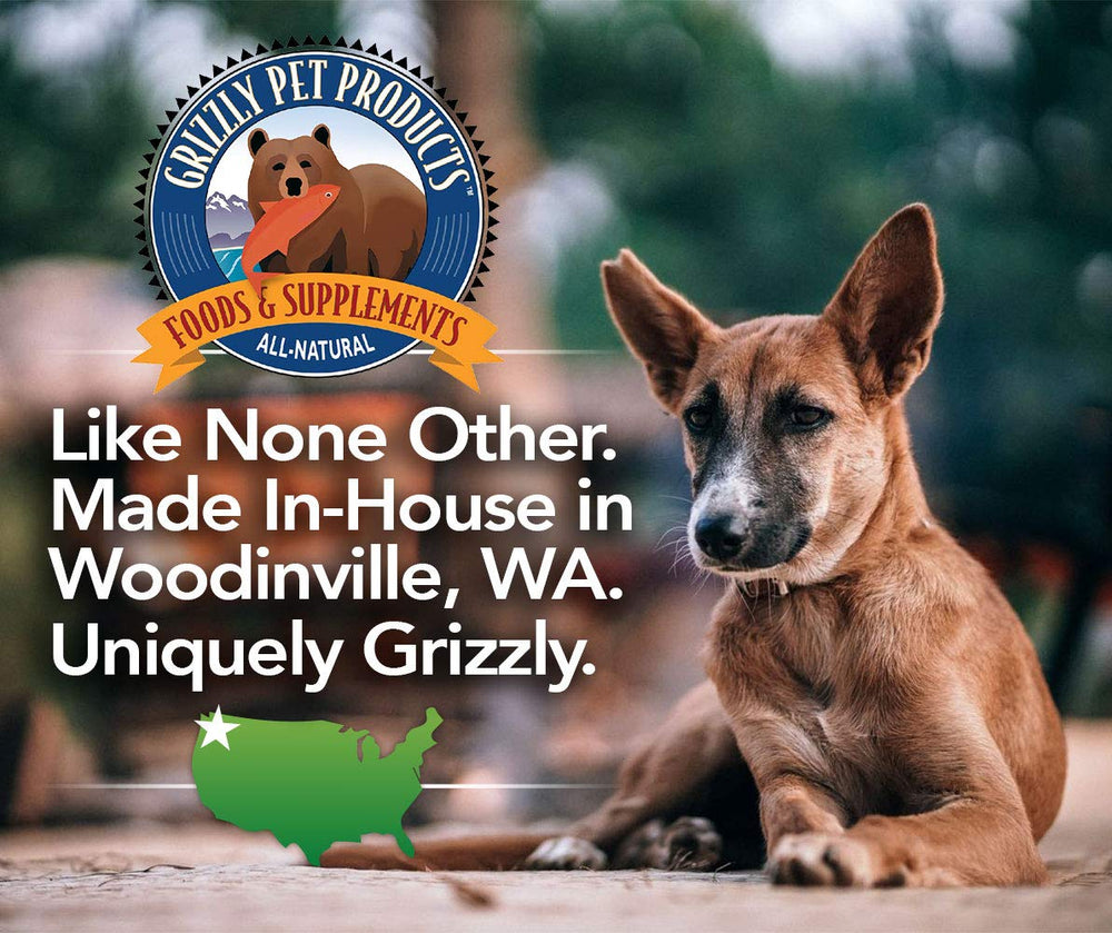 Grizzly Algal Plus Omega 3-6-9 packaging highlights sustainability and shelf-stability.