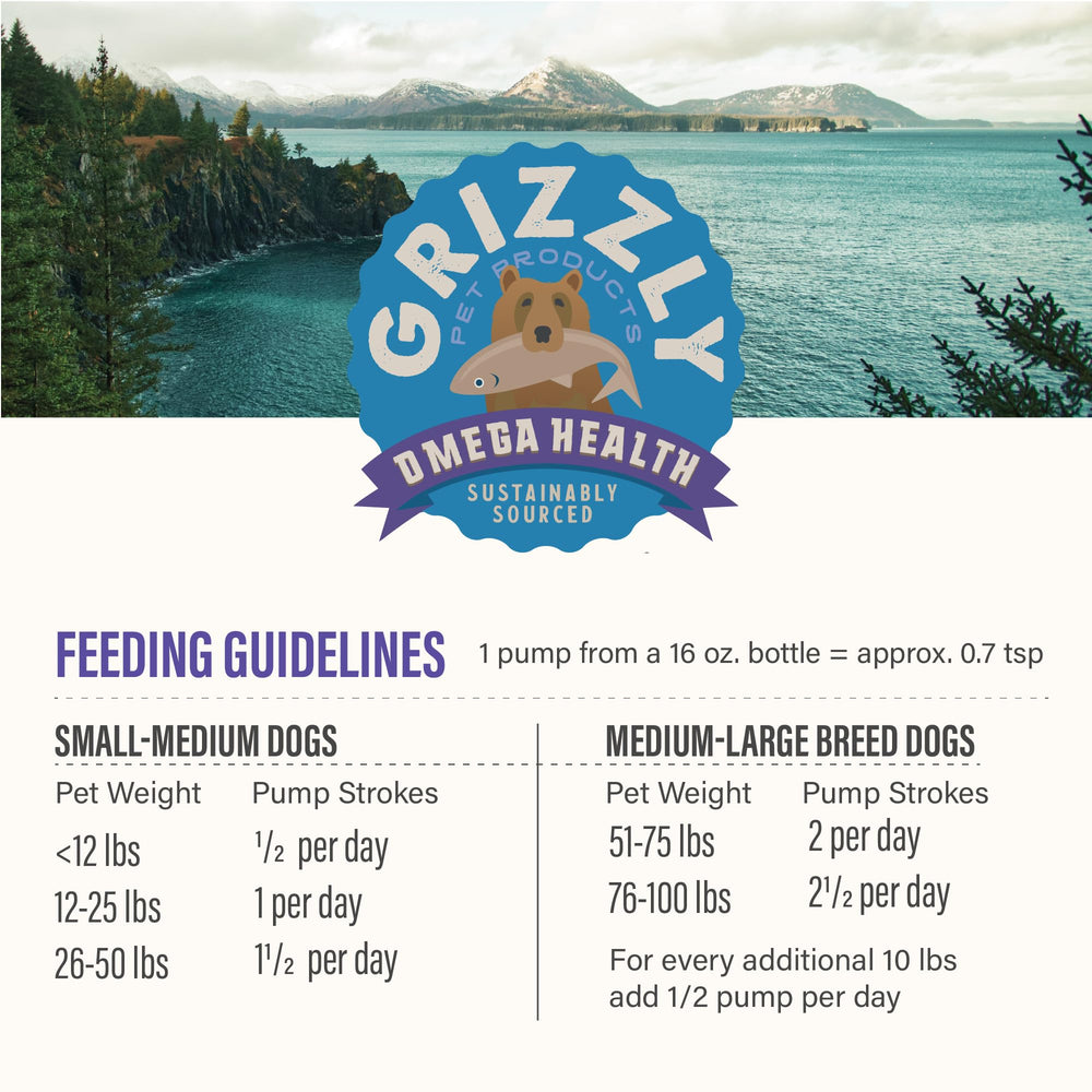 Grizzly Omega Health immune support packaging detail.