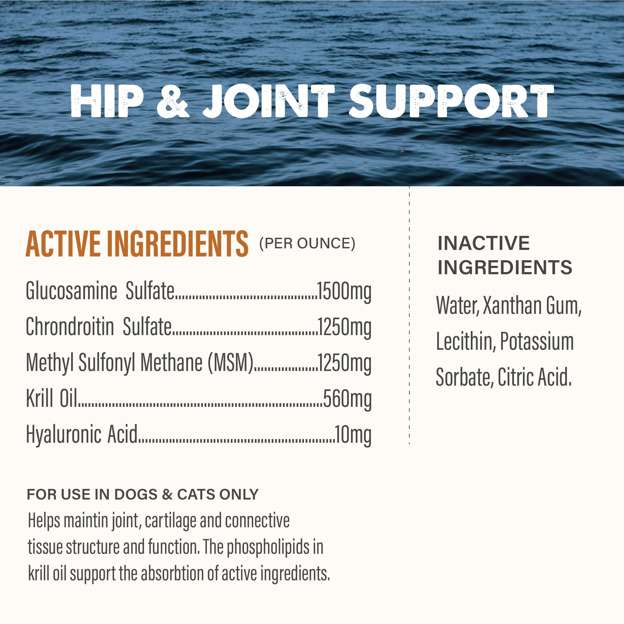 Grizzly Joint Aid krill-oil absorption enhances nutrient uptake for joints.