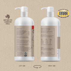 Grizzly Joint Aid Liquid bottle pour illustrating easy dosing for daily care