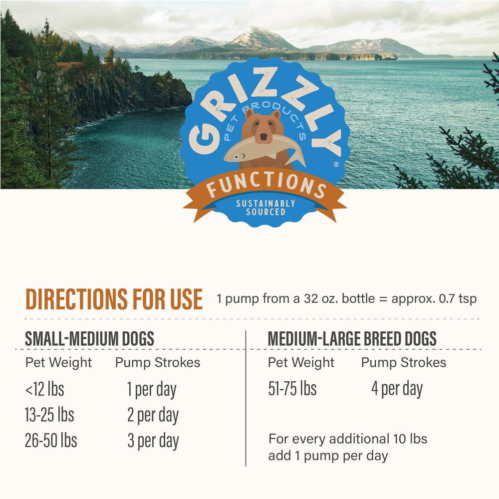 Grizzly Joint Aid Liquid krill oil absorption feature closeup