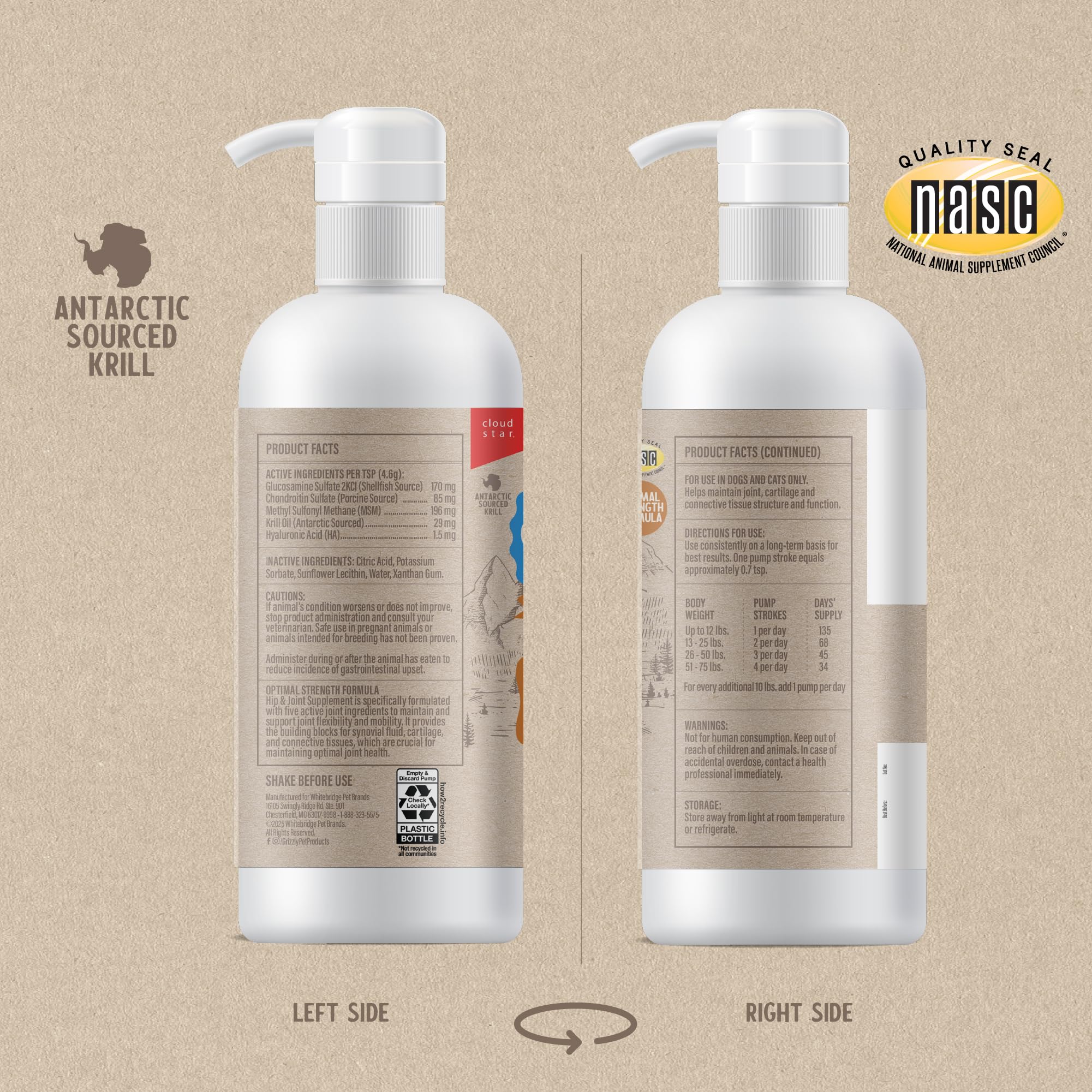 Grizzly Joint Aid senior-dog relief supports mobility and comfort during aging.