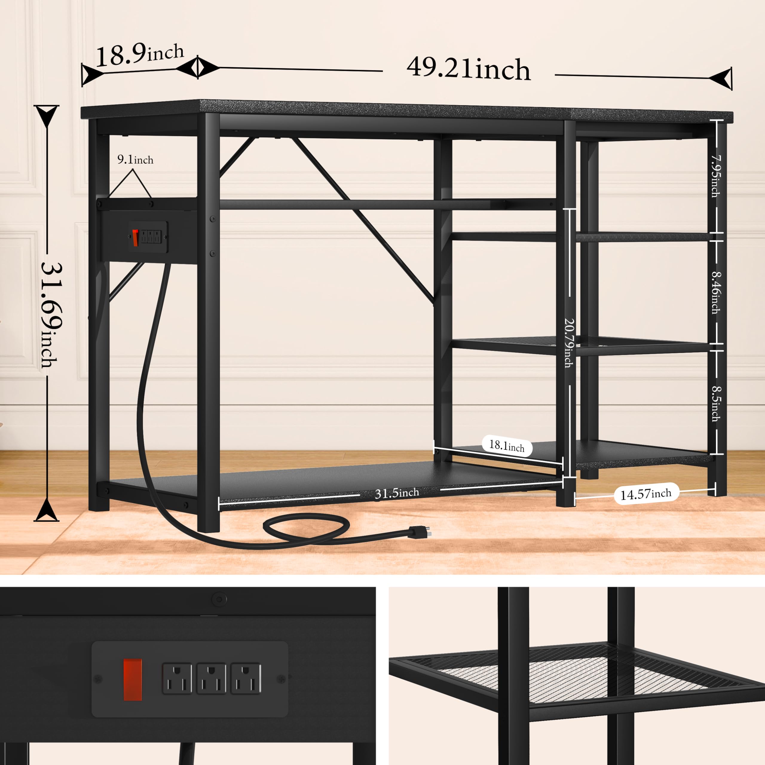 GRLEAF dual-tank system cabinet keeps accessories neatly organized
