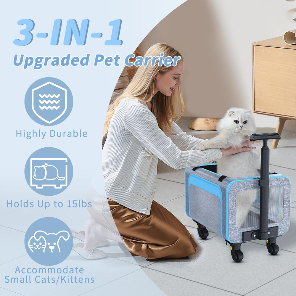 Grolomge lightweight sturdy frame supports small pets and reduces fatigue during travel.