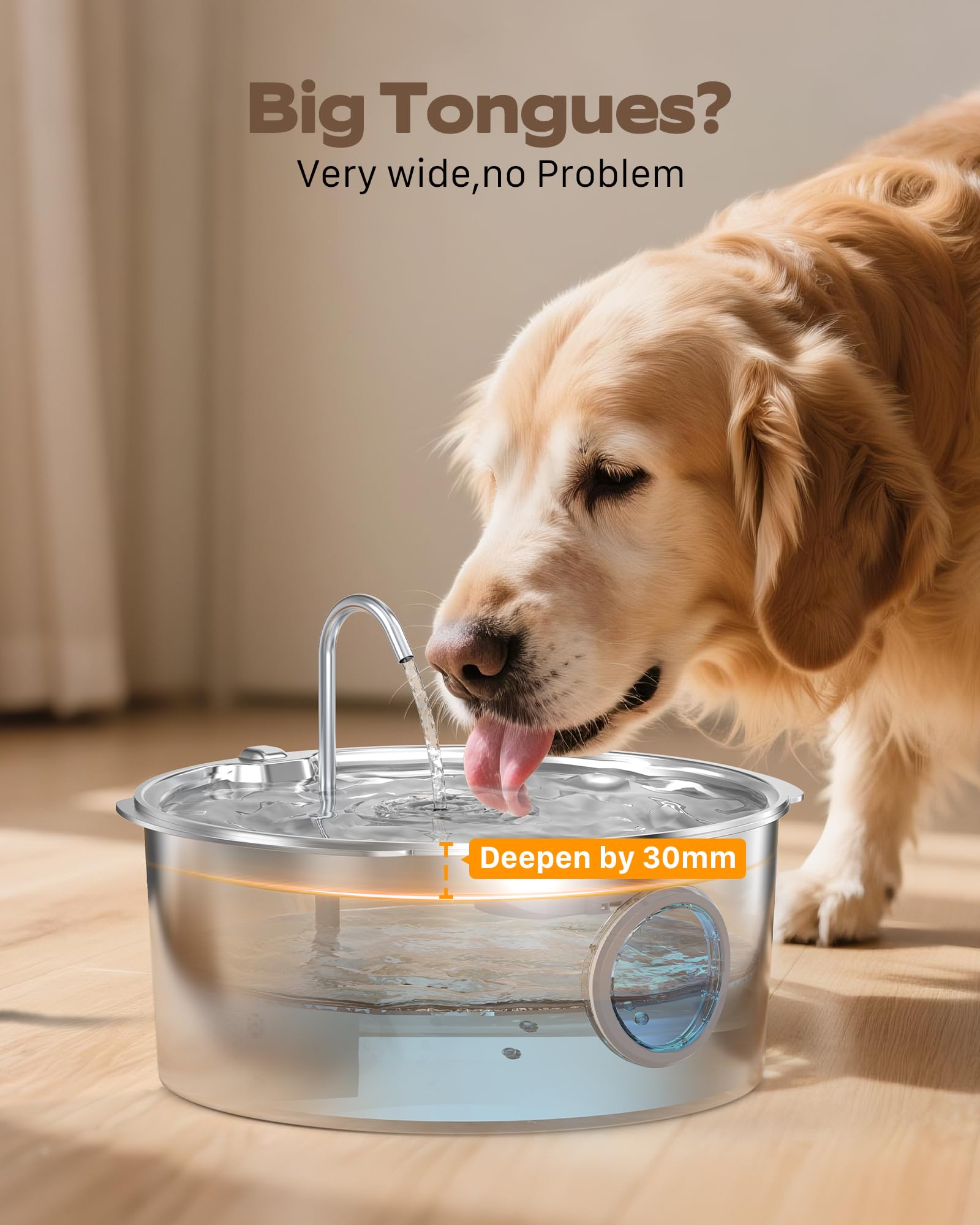 GROOKPET quiet-pump-technology promises near-silent operation for uninterrupted work or sleep.
