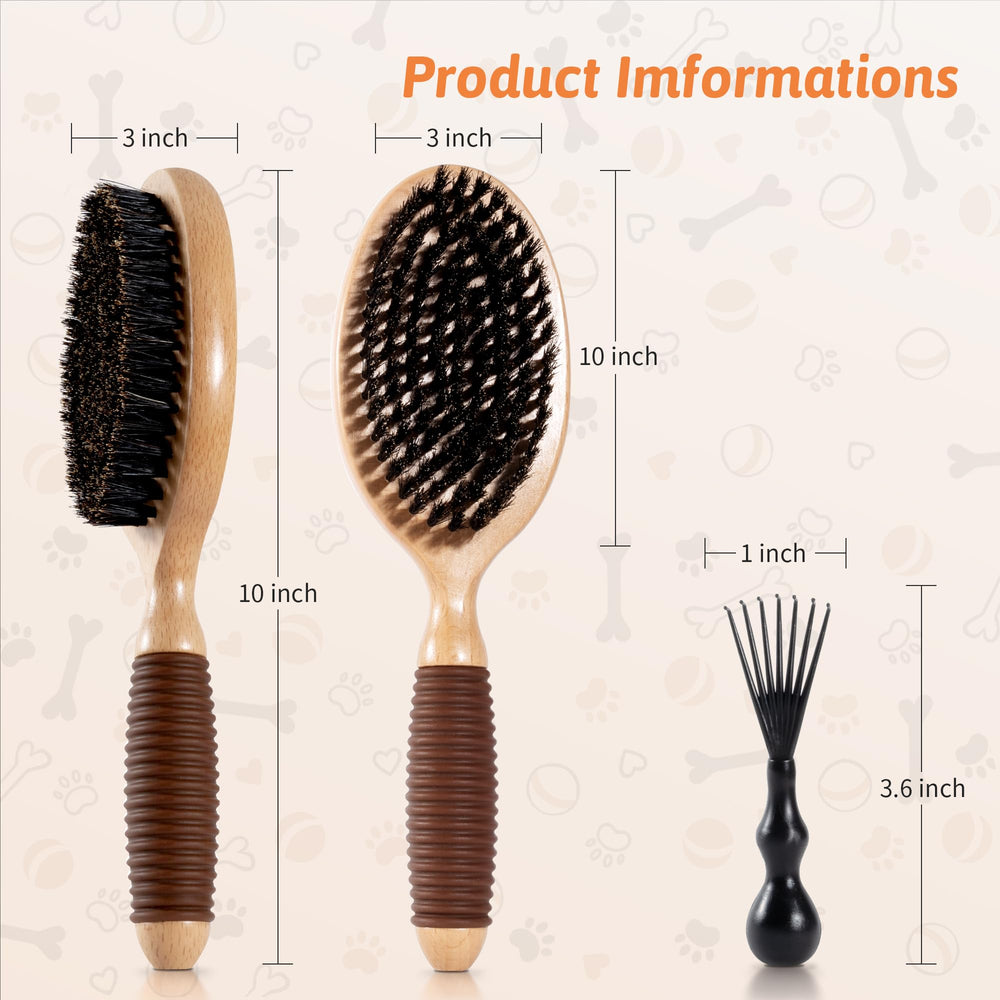 GROOMAGE in-use brushing a dog for a smooth, healthy coat