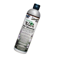 Groomers Edge Emerald Black shampoo packaging for home grooming routines.
