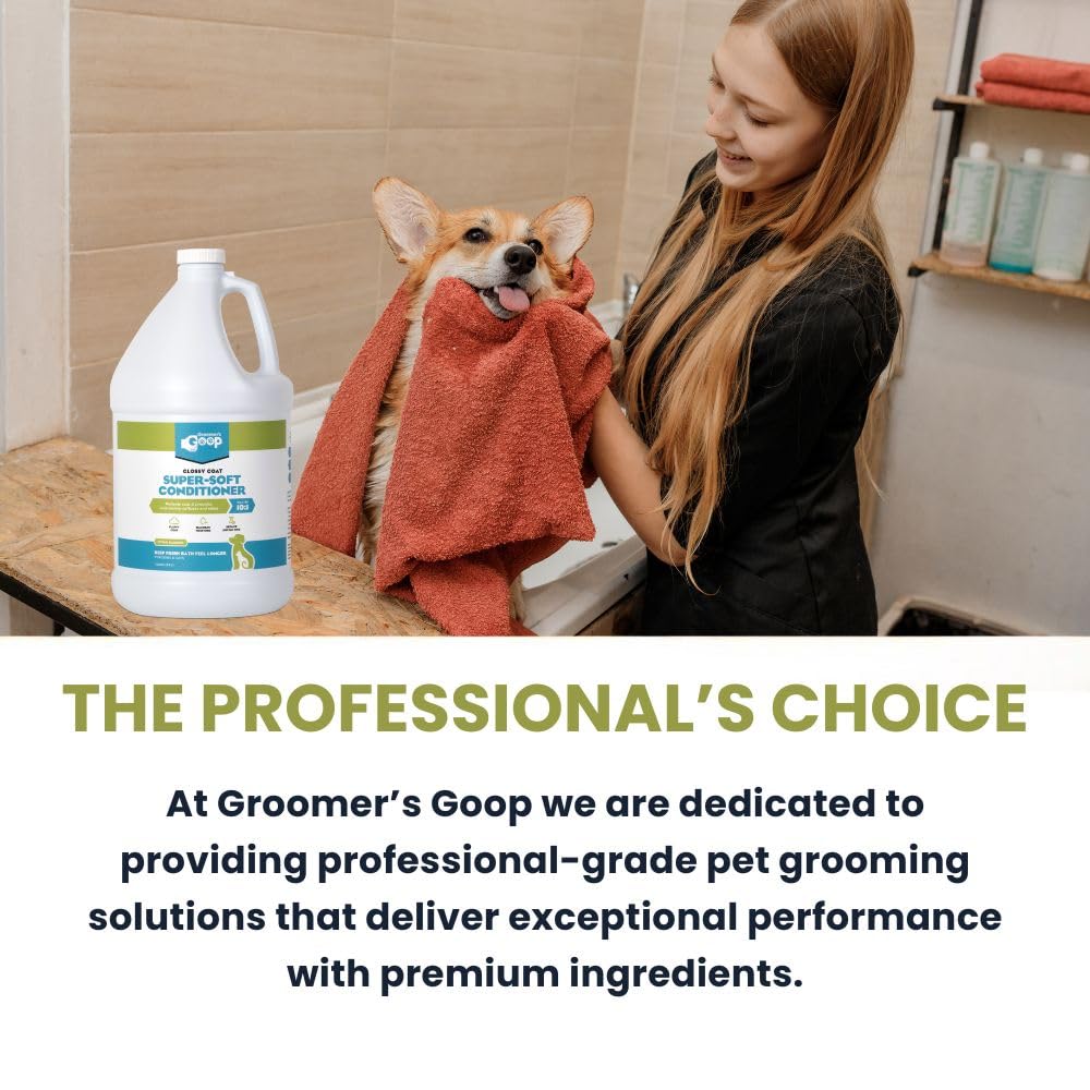 Groomer's GOOP Glossy Coat uses natural ingredients for soothing dry skin symptoms.
