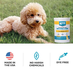Groomer's GOOP pre-bath degreaser loosening mats for easier brushing
