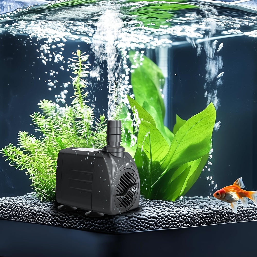 GROWNEER 550GPH hydroponics setup shows versatile use beyond aquariums.