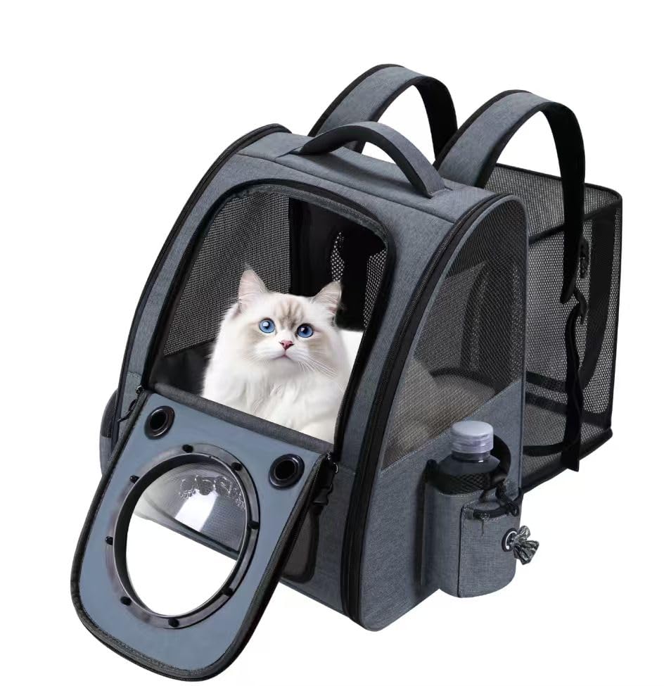 Groxkox bubble window view lets pets observe surroundings safely.