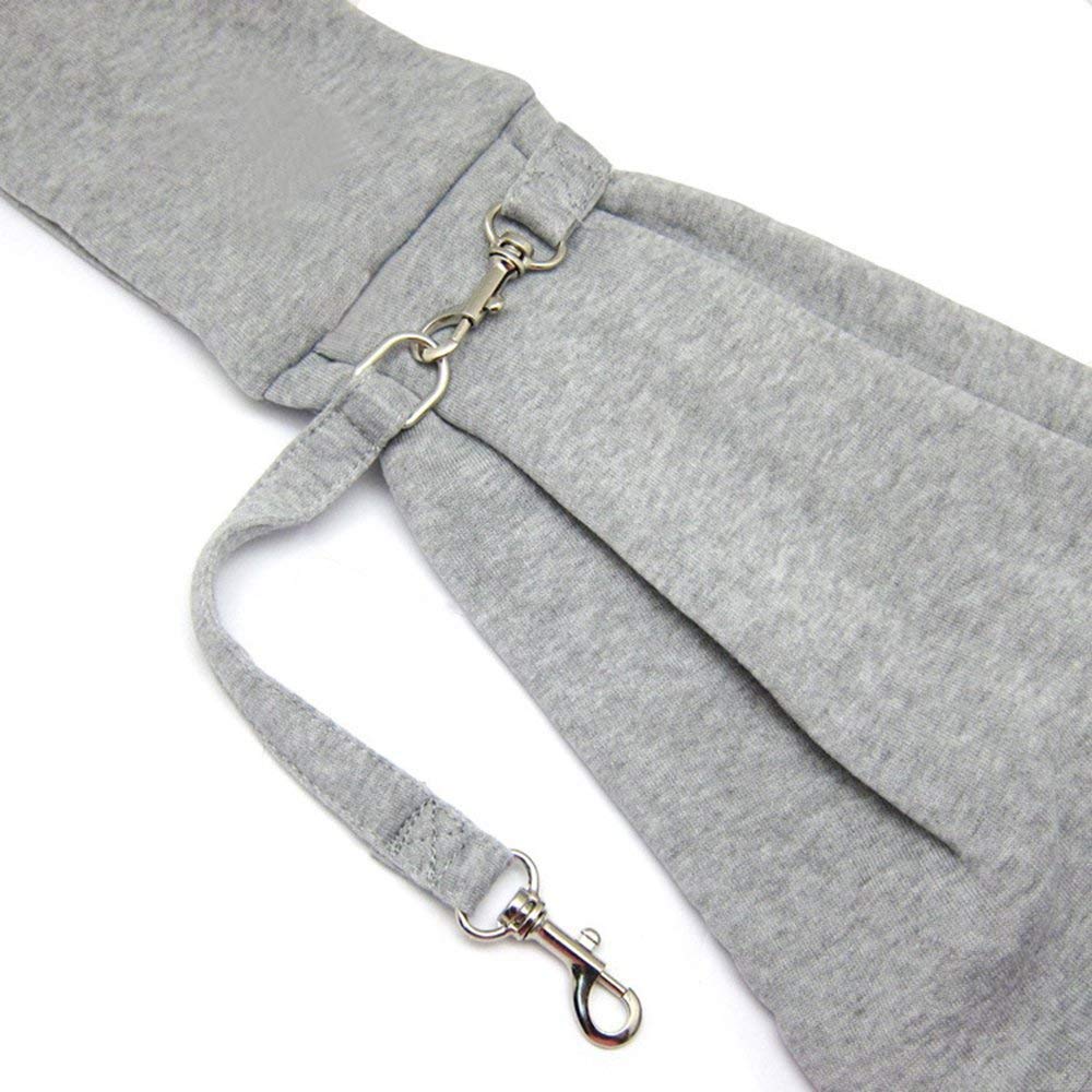 Grtdrm pet sling carrier machine washable for easy cleaning after trips.
