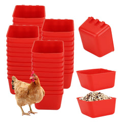 GSHYMXT red 16oz cage cup for birds, easy to hang