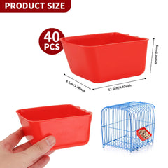 GSHYMXT red cage cup in use, convenient hanging design