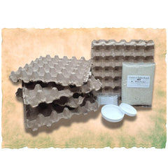 G&T Country Living egg flats included keep roaches organized and thriving.