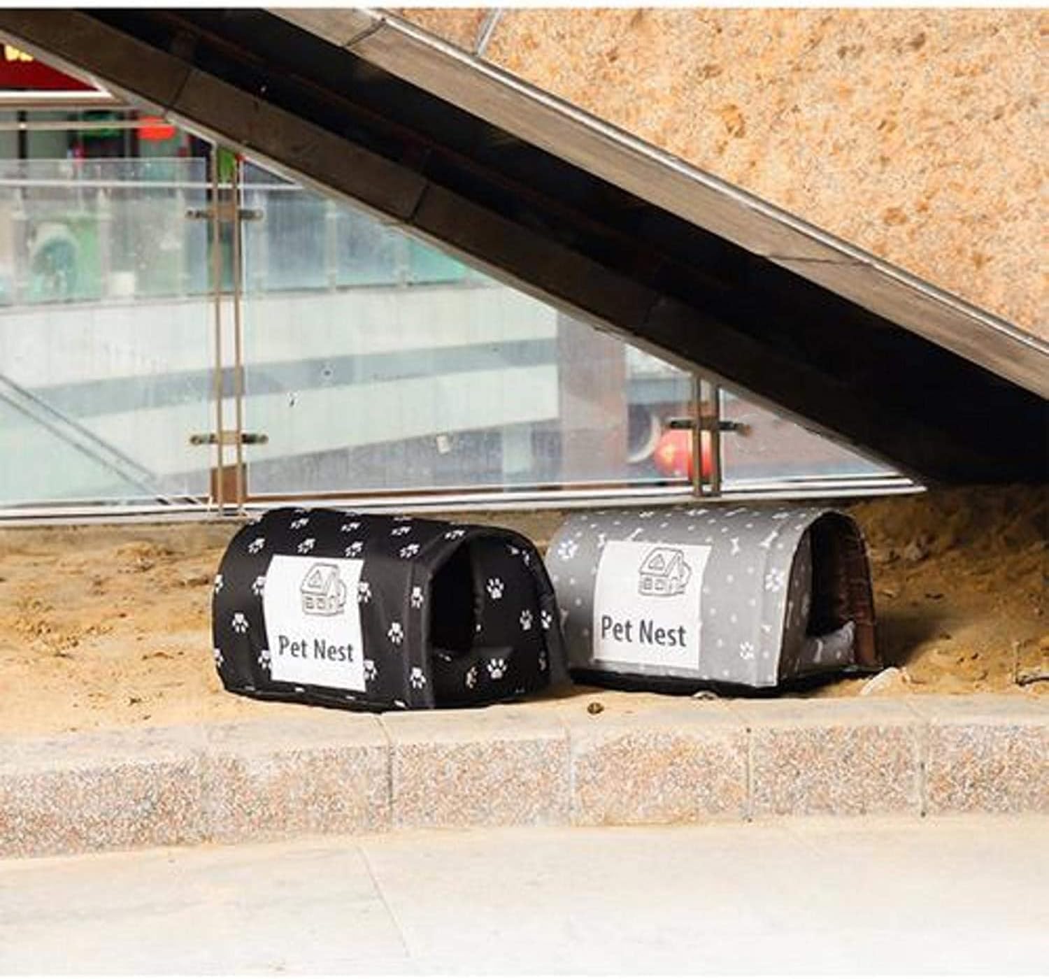 GTDSAOZG feral cat shelter foldable for easy storage after use