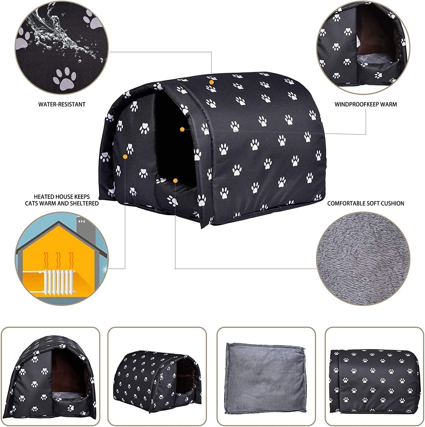GTDSAOZG interior plush padding creates cozy nesting space