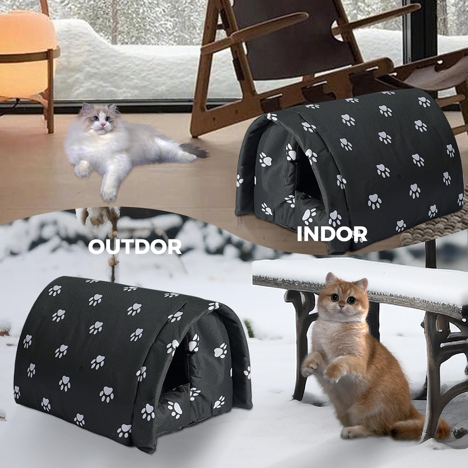 GTDSAOZG size 20x14x14-2 inches fits multiple cats