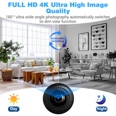 GTYT 4K Security Cam built-in battery enables flexible wireless placement.