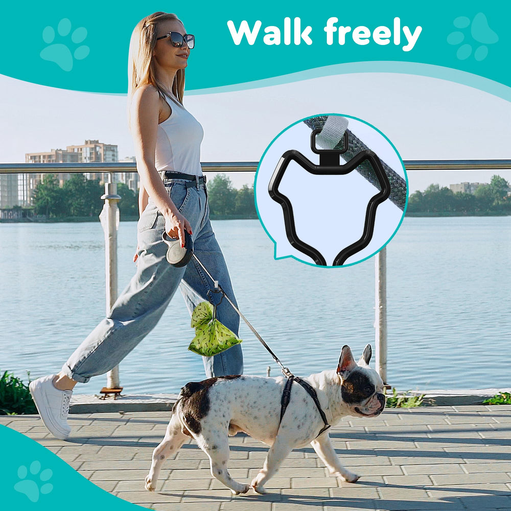 Guanpin magnetic door closure simplifies bag pickup and cleanup.