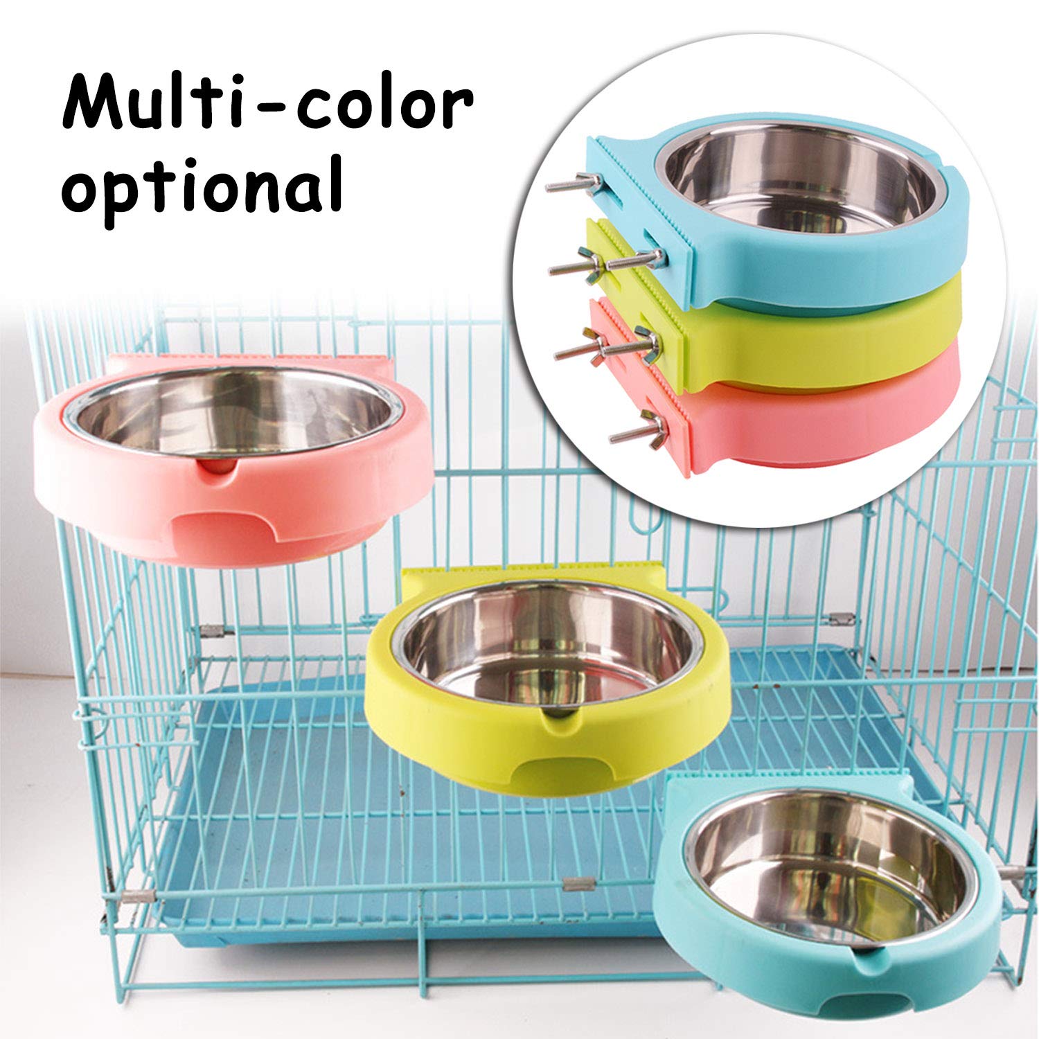 Guardians cross-lock cage attachment fixes bowls firmly to cages.
