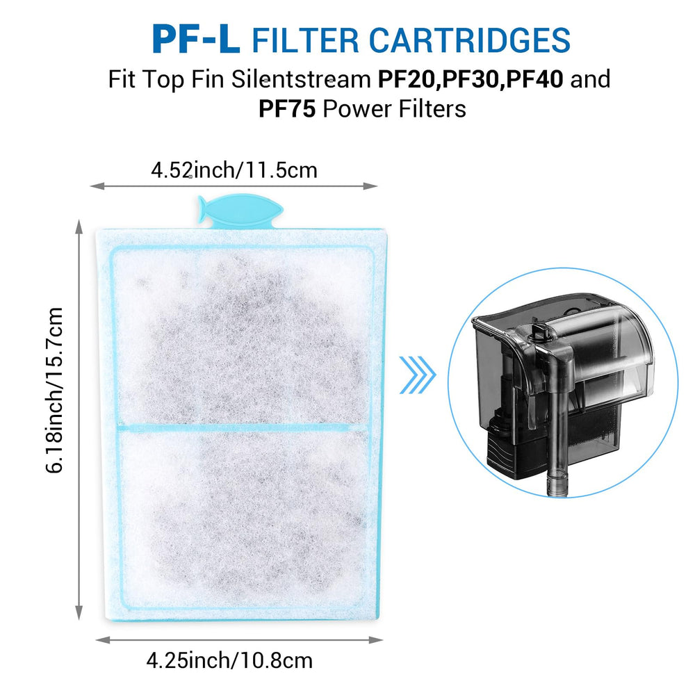 Guarm PF-L compatible cartridge fits Top Fin Silenstream PF20 PF30 PF40 PF75