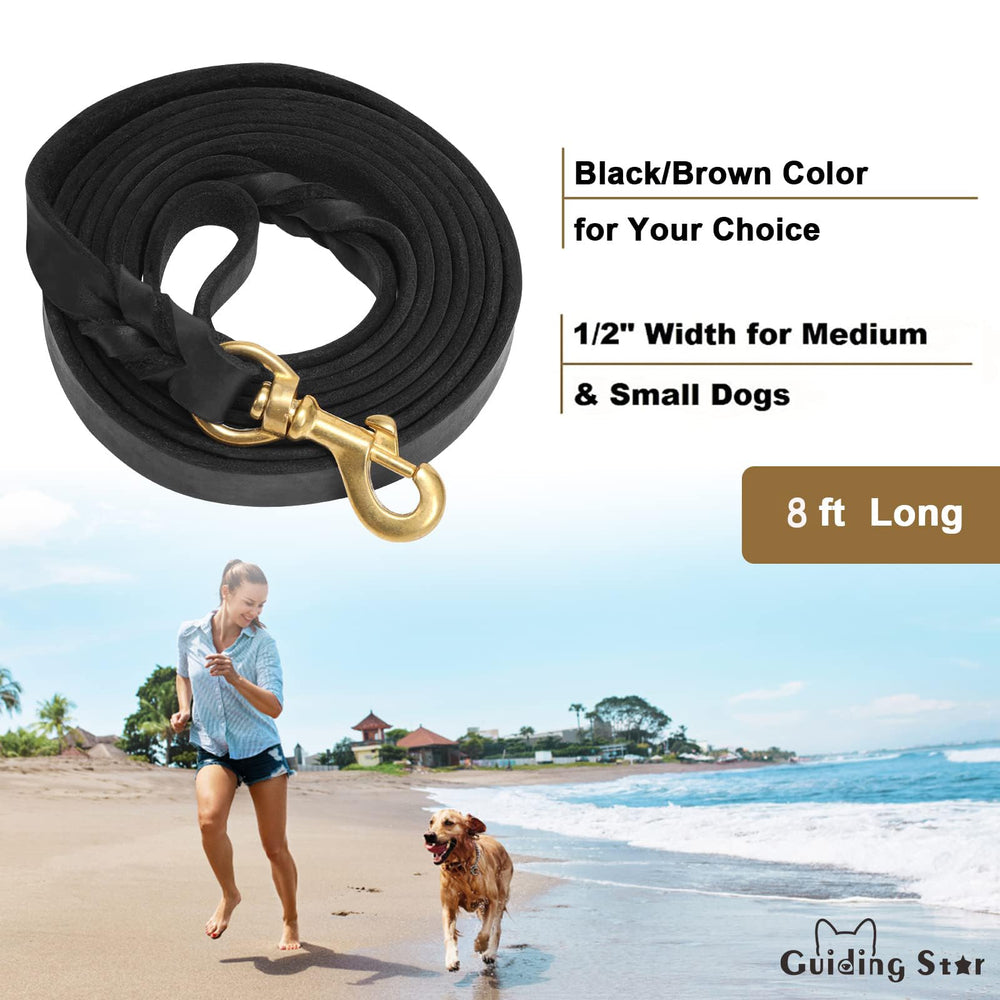 Guiding Star leash braid joint detail highlights durable craftsmanship for long-lasting training sessions.