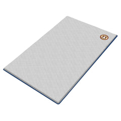GuineaDad Original Liner closeup shows soft gray fleece for cozy, dry habitat.