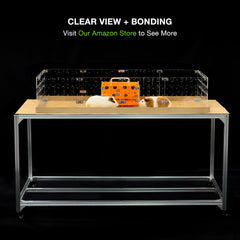 GuineaLoft Model-A clear view enables better bonding and monitoring during playtime