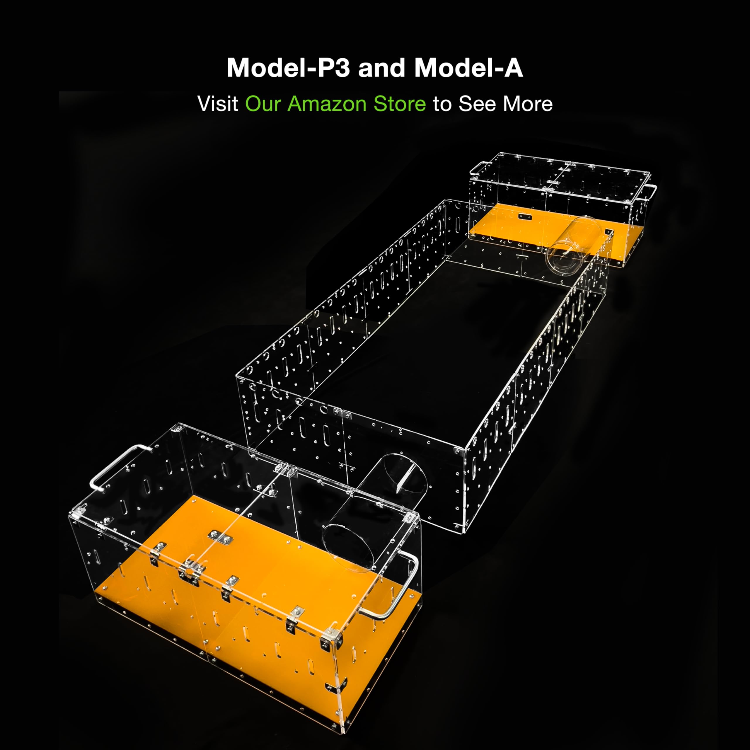 GuineaLoft Model-A connecting cages option supports expanding habitats