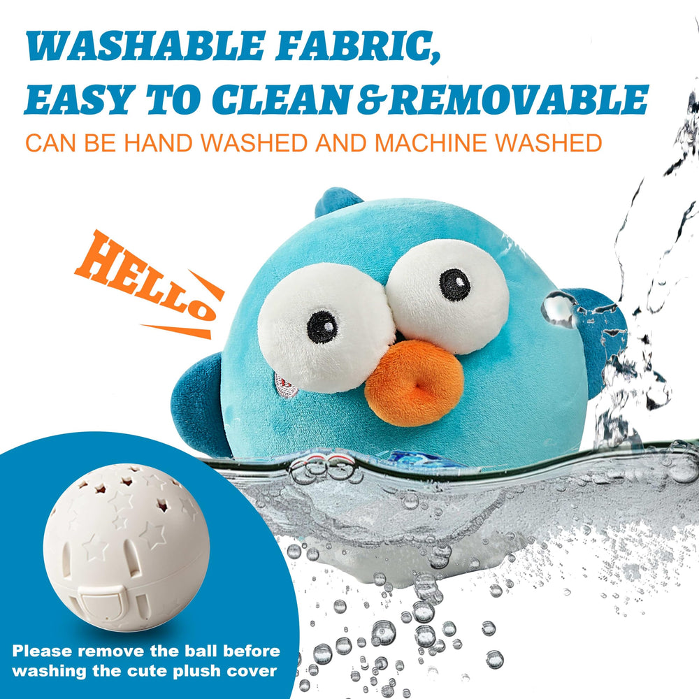 GUKCO dog toy removable cover demonstrates easy cleaning and quick ball access.
