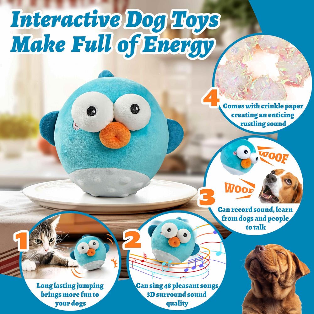 GUKCO dog toy showing squeaky feature invites audible interaction and dog curiosity.