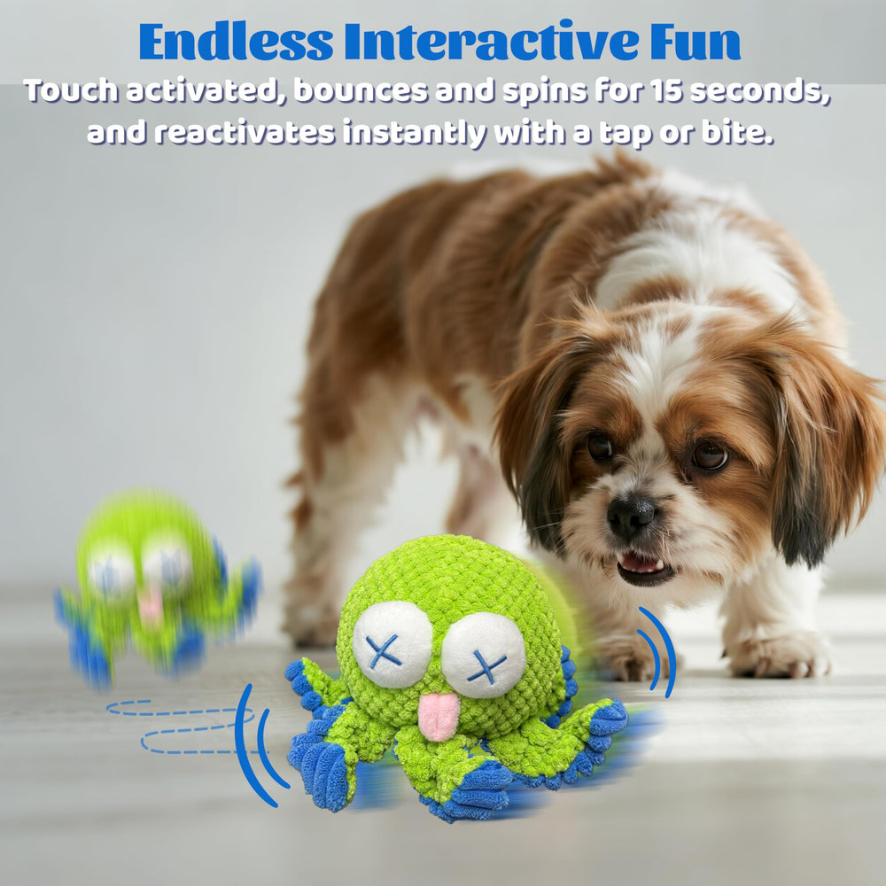 GUKCO rechargeable dog toy delivers hours of self-play between charges.