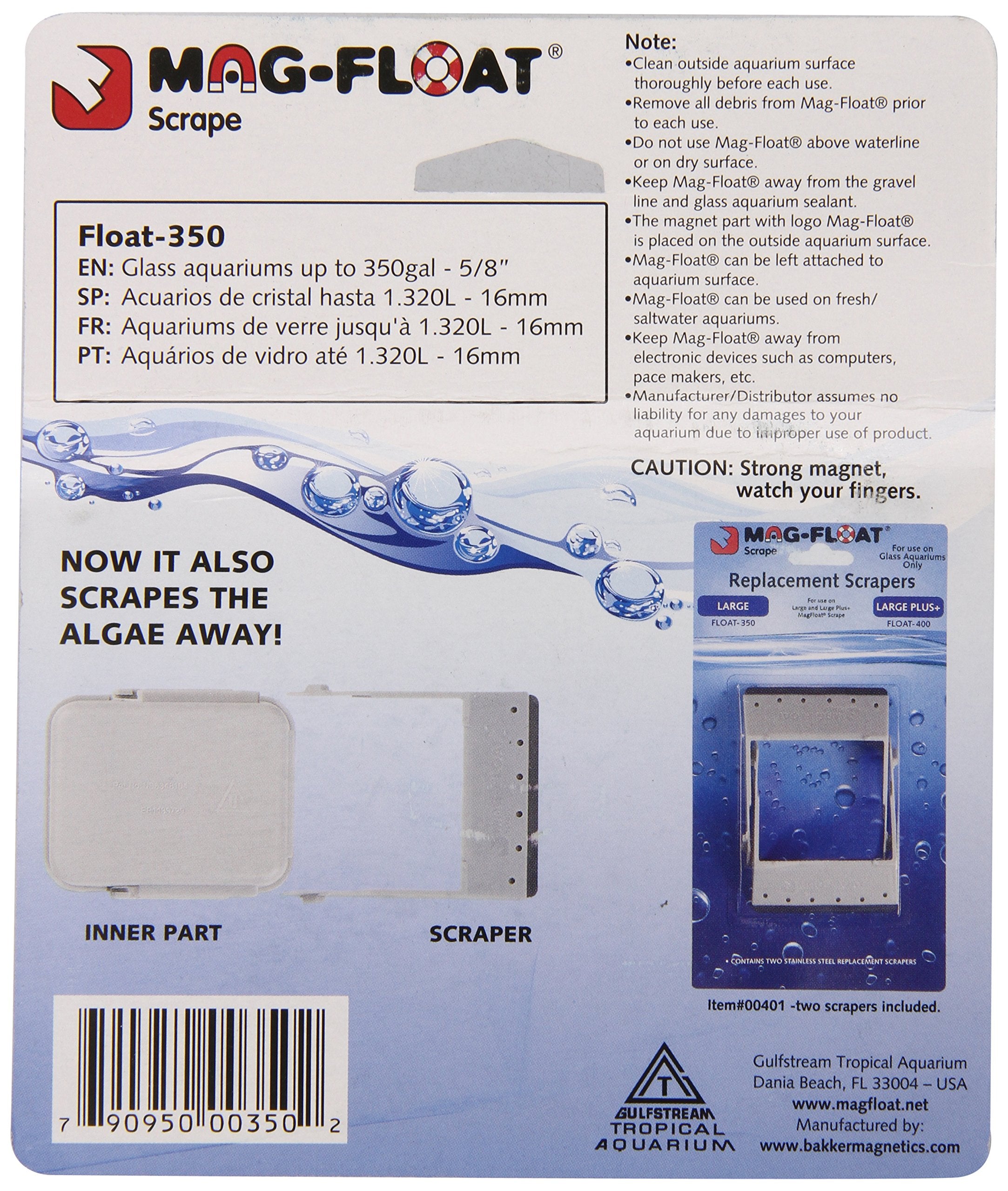 Gulfstream Tropical AGU350LG Mag-Float corner maneuver enables easy corner cleaning