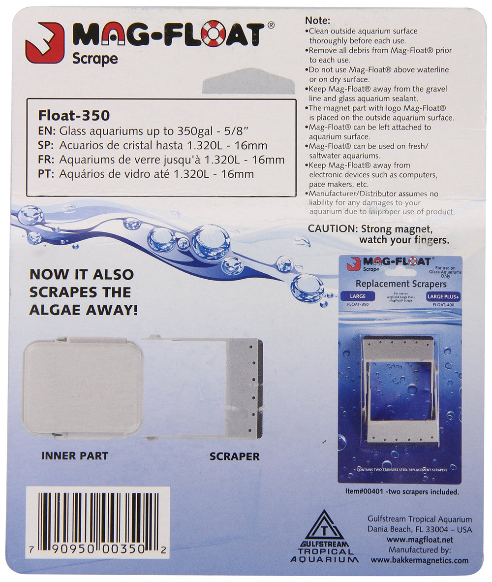 Gulfstream Tropical AGU350LG Mag-Float corner maneuver enables easy corner cleaning