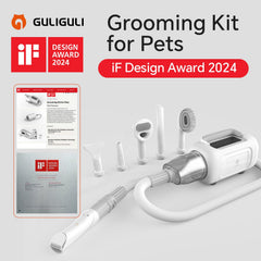 GULIGULI grooming kit with drawer-open view showing organized accessories