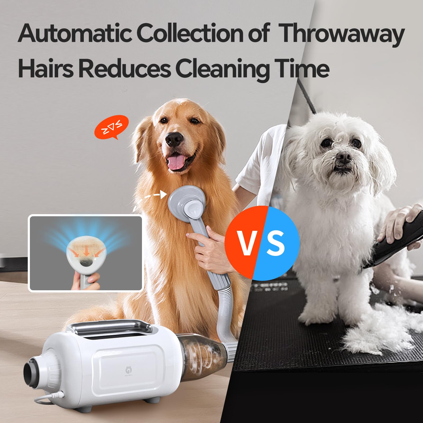 GULIGULI ultra-quiet operation suitable for calm cats and small dogs