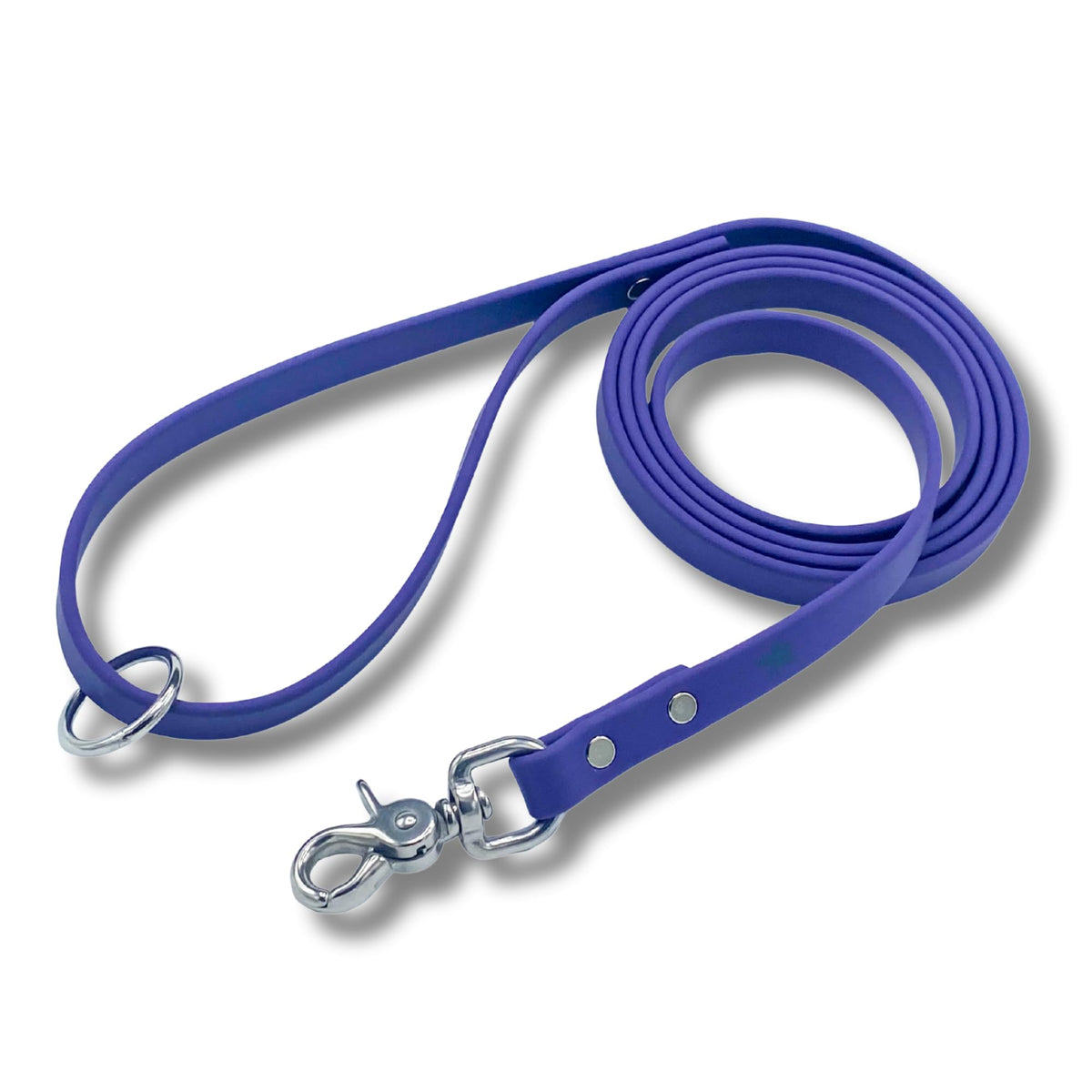 Gummy K9 Biothane Leash side view showing durable build and grip.