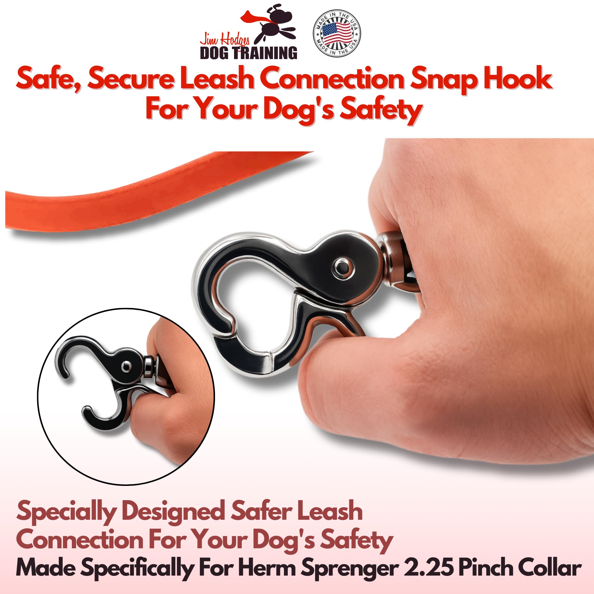 Gummy K9 Biothane leash with stainless clip ensures secure connection during walks.