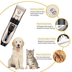 Gumodo low-noise dog clippers operate quietly to keep pets calm during trims.