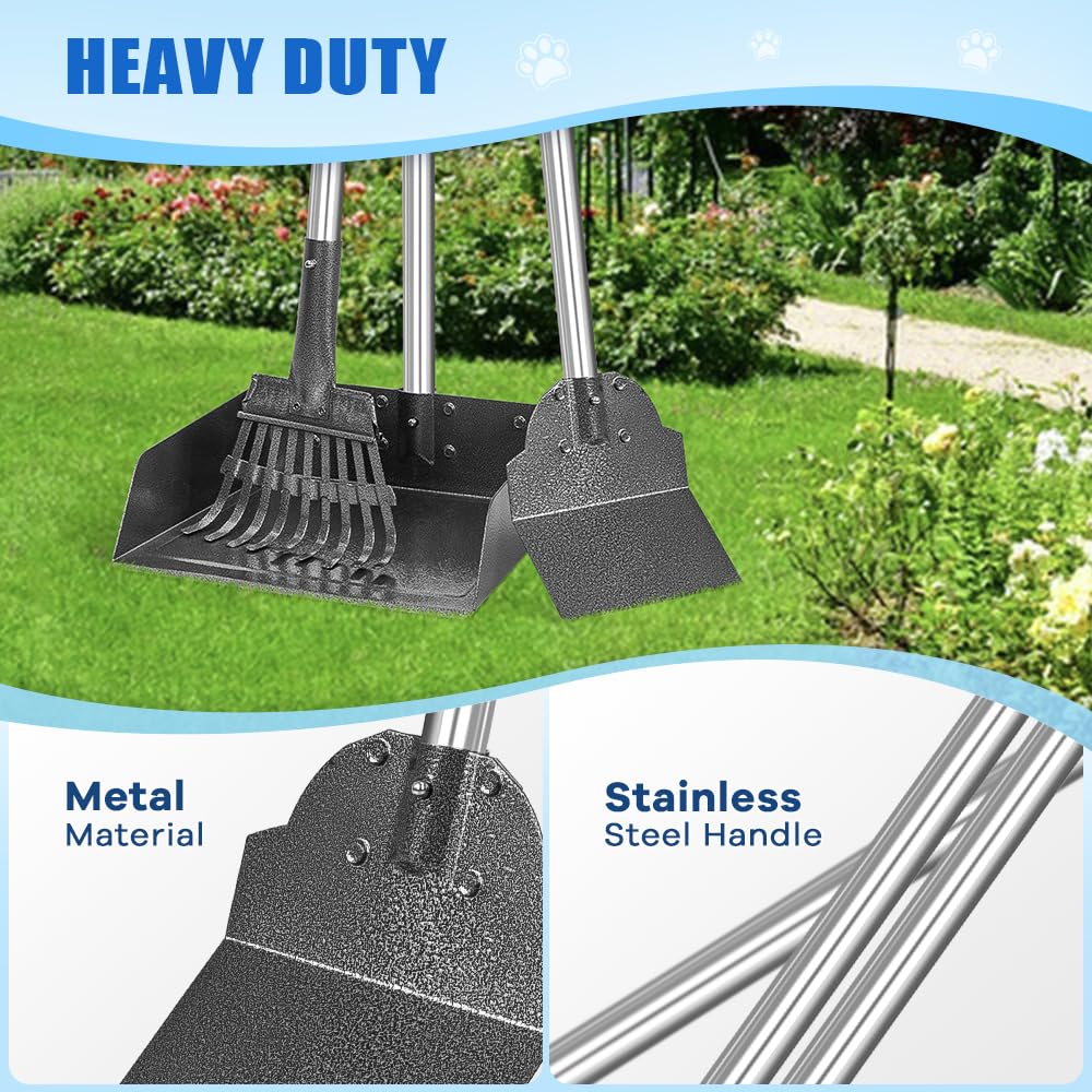GUOOOG stand-up scooping design reduces back strain during pickup.