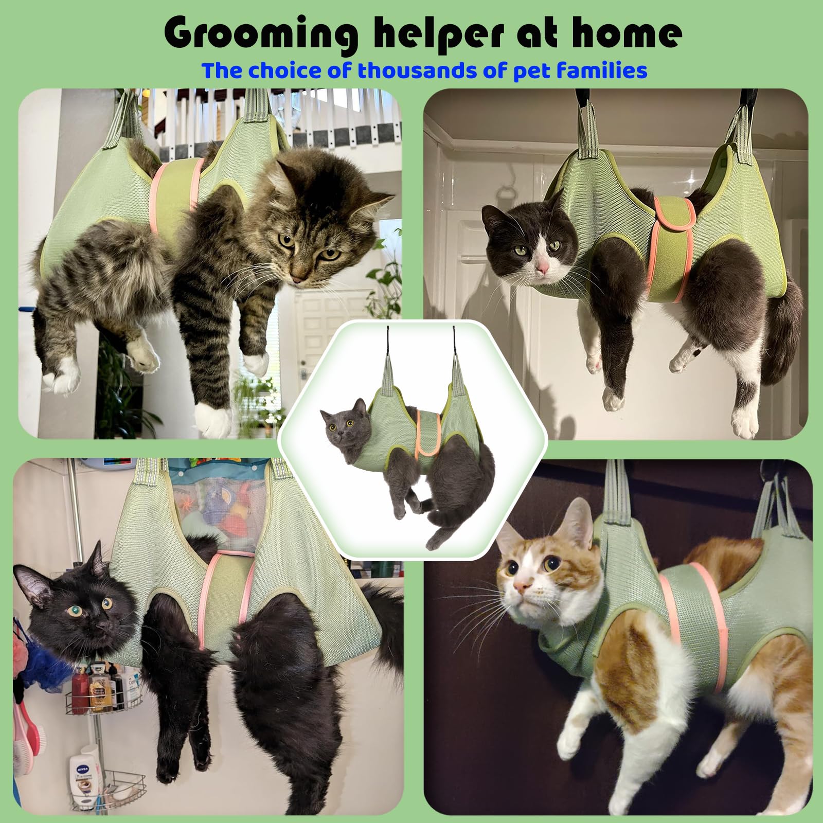 Guzekier adjustable slings for nails provide secure positioning.