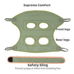 Guzekier cat nail clipper kit with safety belt for steady at-home trims.